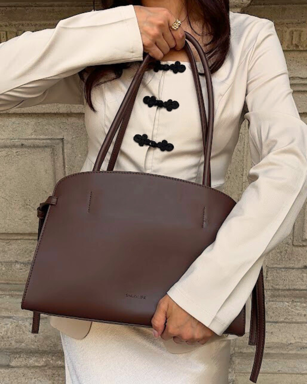 Pirrie Hourglass Bag - Cacao