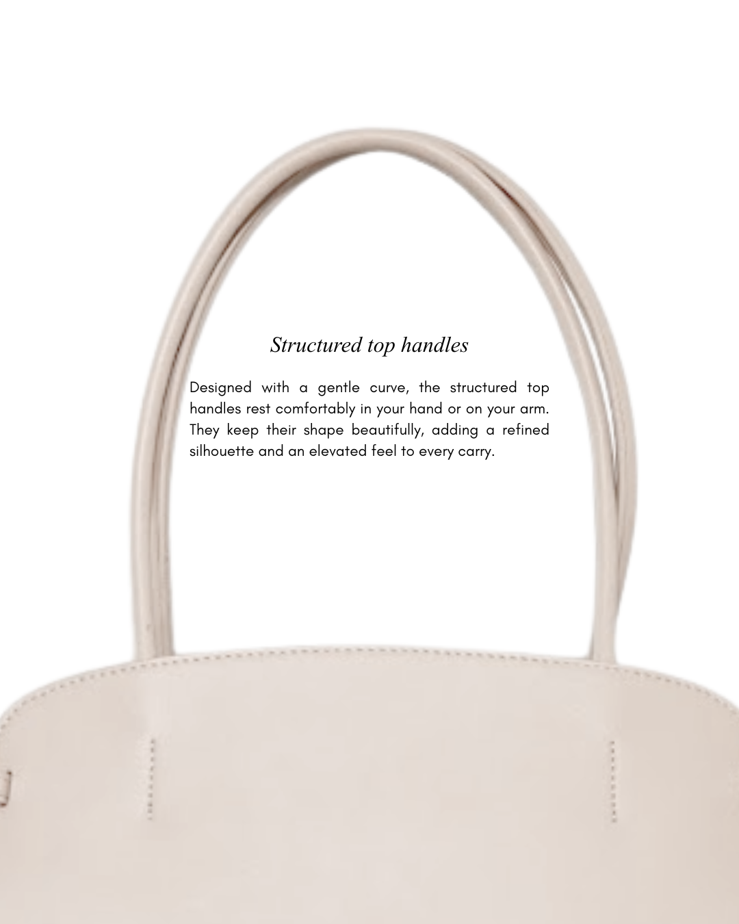 Pirrie Hourglass Bag - Crème