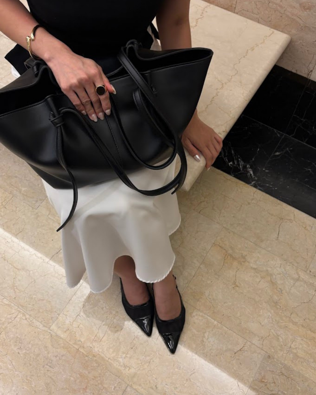 Meredith Mesh Sling Back Heels - Nightfall